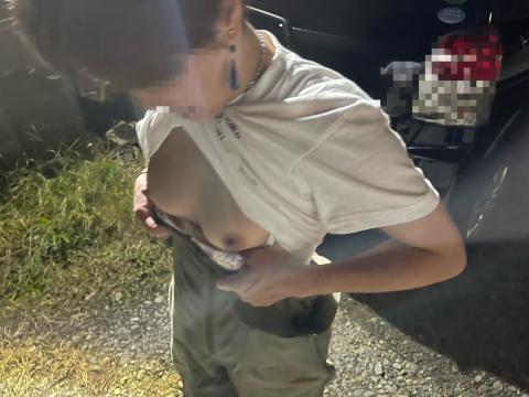 野外露出おっぱい編