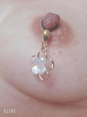 ニップルアクセつけてみた♡