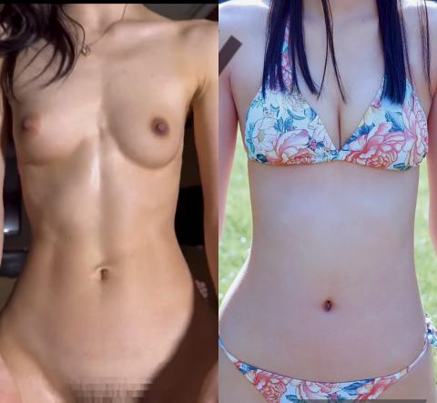 どっちの体が綺麗？